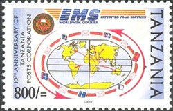 10th Anniversary of Tanzania Posts Corporation - Philately Tanzania stamps