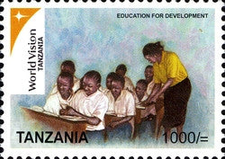 World vision Tanzania Series IV - Education for Development - Philately Tanzania stamps
