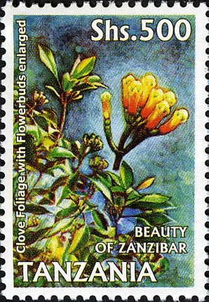 Clove Beuty of Zanzibar - Philately Tanzania stamps