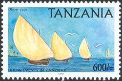 Dhow Events in Zanzibar - Dhow Race - Philately Tanzania stamps