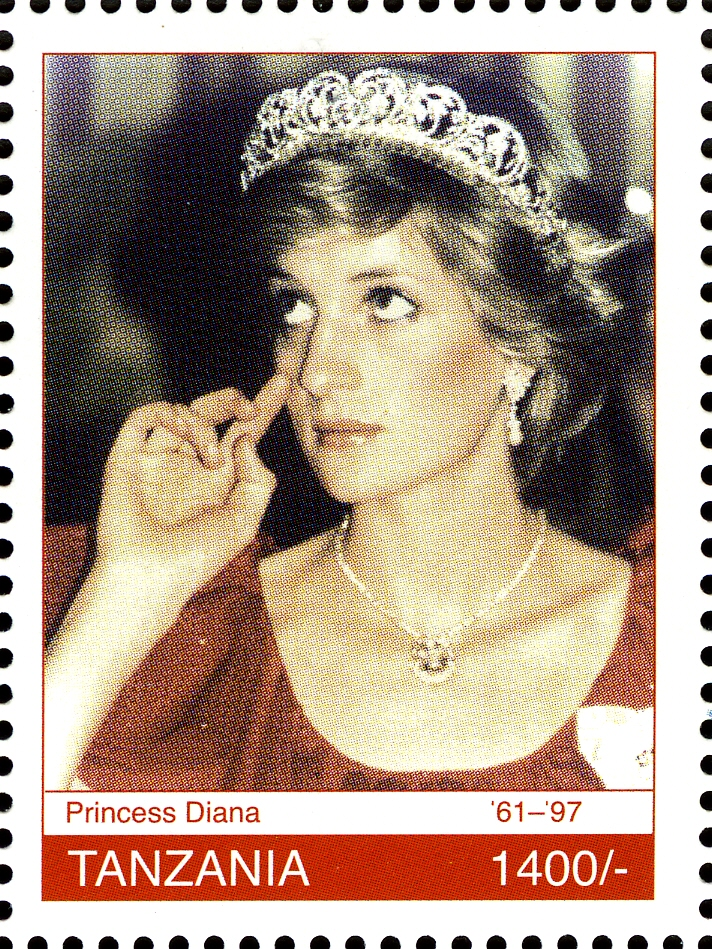 Royal Family-Princes Diana - Philately Tanzania stamps