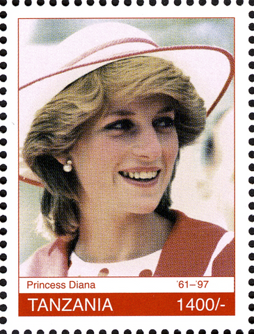 Royal Family-Princess Diana - Philately Tanzania stamps
