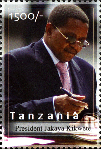 President Bush and President Kikwete - Philately Tanzania stamps