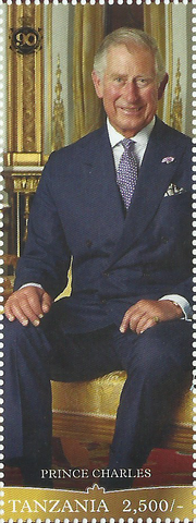 Royal Family- Prince Charles - Philately Tanzania stamps