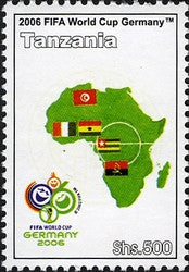 2006 FIFA World Cup Germany - Philately Tanzania stamps