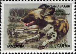 Tanzania Safari - Wild Dog - Philately Tanzania stamps