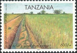 24th Anniversary of SADC - Paddy fields at Igomelo irrigation scheme - Philately Tanzania stamps