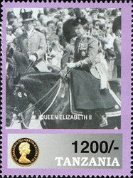 HM Queen Elizabeth II - The Sixth Decade - Philately Tanzania stamps