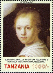 400th Anniversary of birth of Rembrandt Harmensz van Rijn - Philately Tanzania stamps