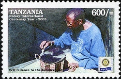 100th Anniversary of Rotary International - Self reliance for the Handicapped - Philately Tanzania stamps