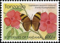 Butterflies of Tanzania - Euphaedra neophron kiellandi - Philately Tanzania stamps