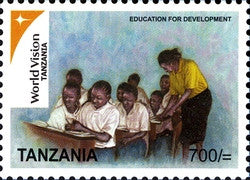 World vision Tanzania Series IV - Children Immunization - Philately Tanzania stamps