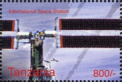 Space Anniversaries - International Space Station - Philately Tanzania stamps