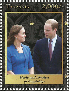 Royal Family-Duke and Duches - Philately Tanzania stamps