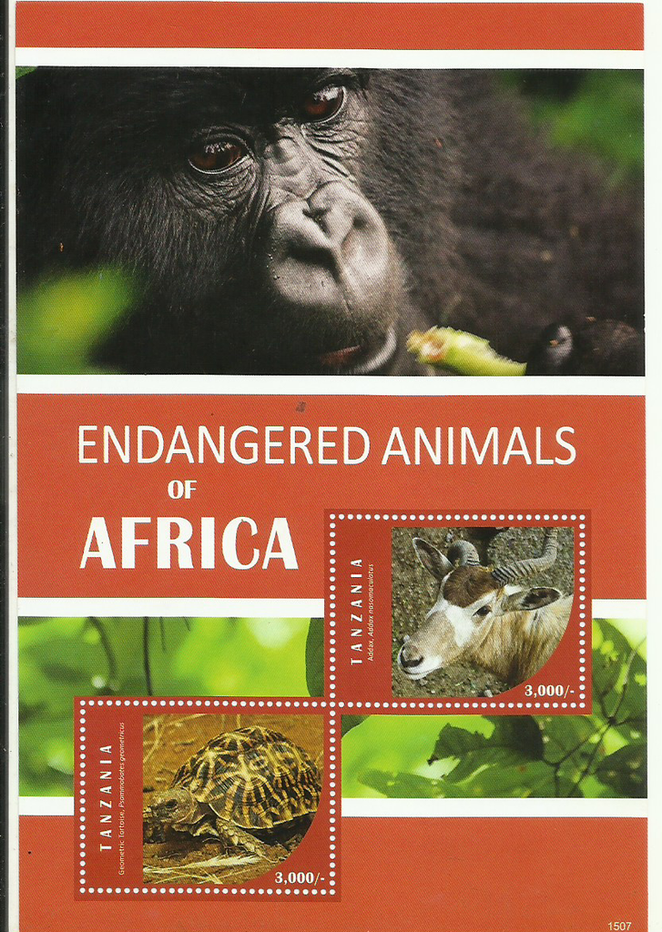 endangered - Philately Tanzania stamps