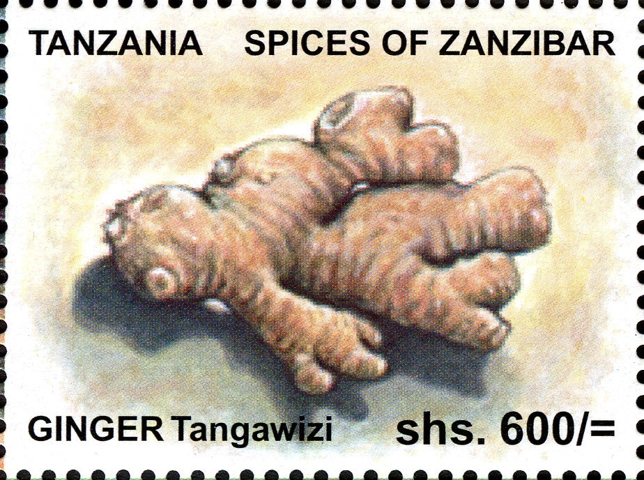 Spices of Zanzibar-Ginger - Philately Tanzania stamps