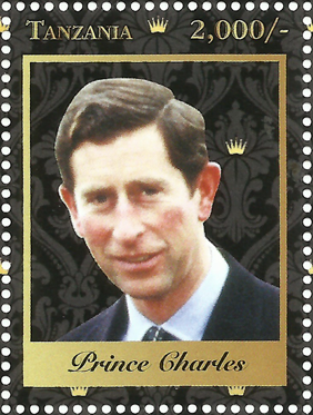 Royal Family-Prince Charles - Philately Tanzania stamps