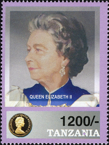 Royal Family-Queen Elizabeth II - Philately Tanzania stamps