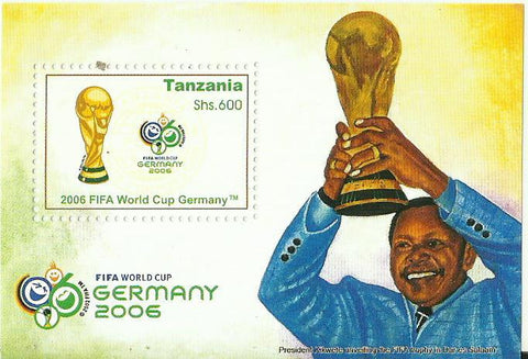 2006 FIFA World Cup Germany - Souvenir - Philately Tanzania stamps