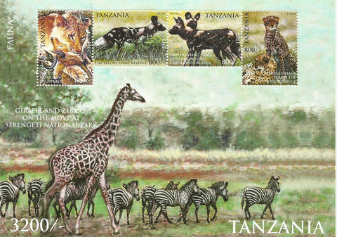 Tanzania Fauna - Sheetlet - Philately Tanzania stamps