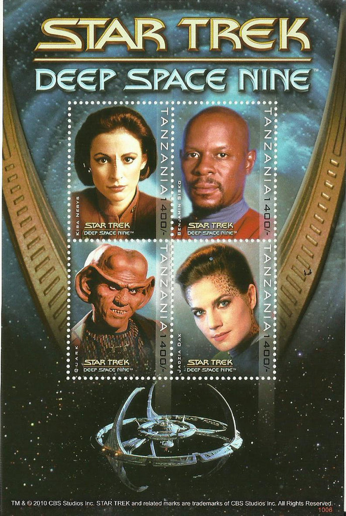 Star Trek voyager - Sheetlet - Philately Tanzania stamps