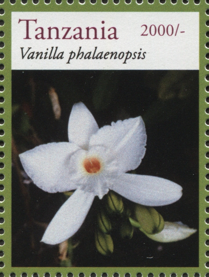 Orchids - Vanilla - Philately Tanzania stamps