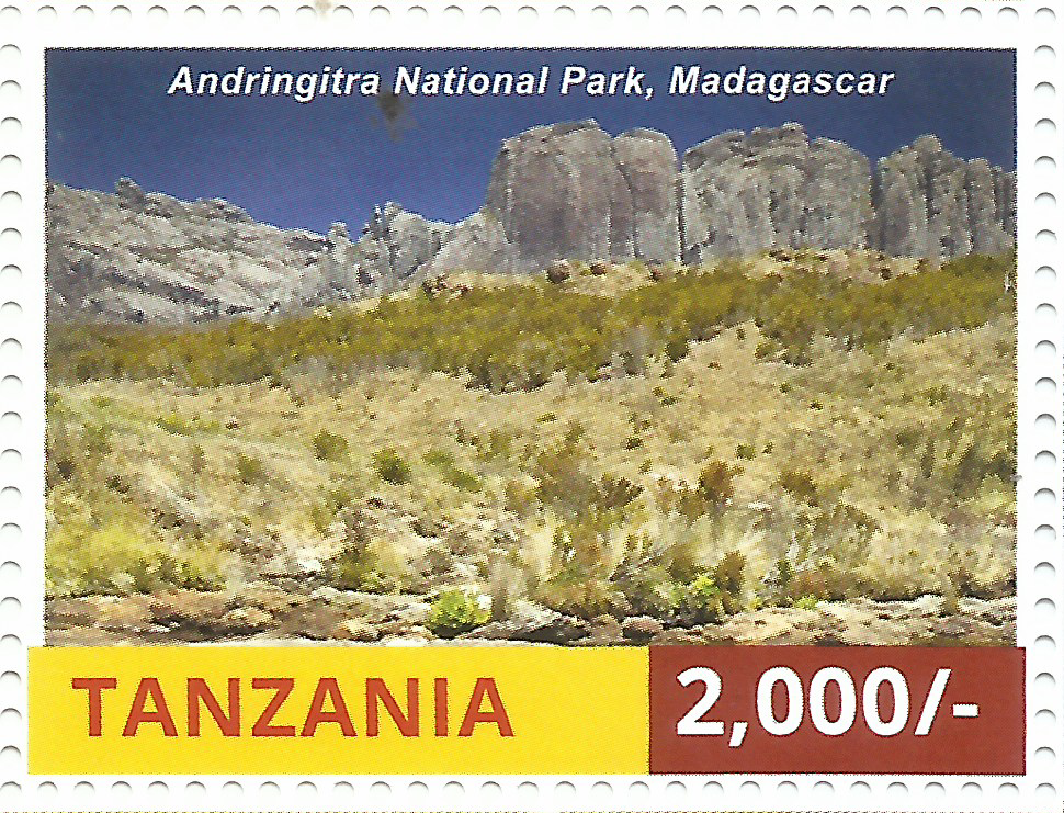 National Parks -Andringitra - Philately Tanzania stamps