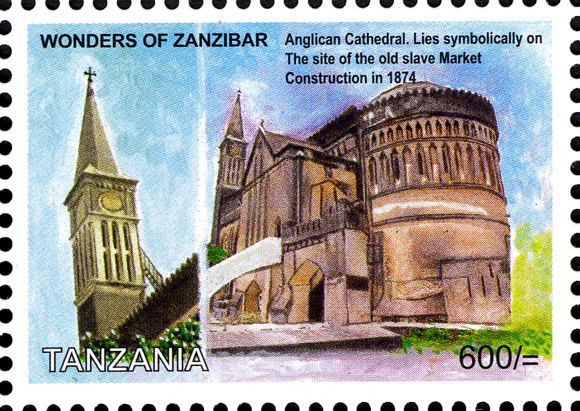 Anglican Cathedral - Philately Tanzania stamps