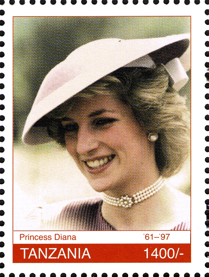 Royal Family - Princes Diana - Philately Tanzania stamps