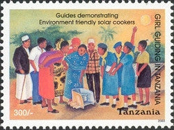 Girl Guiding in Tanzania - Philately Tanzania stamps