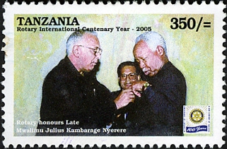 President Julius Kambarage Nyerere - Philately Tanzania stamps