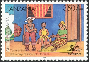 Children Rights - Philately Tanzania stamps