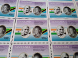 150 Anniversary of Mahatma Gandhi - Stamps Sheet with 50 Stamps