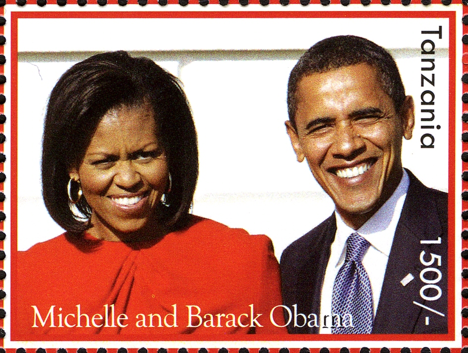 Barack Obama 44th President of the United States - Philately Tanzania stamps