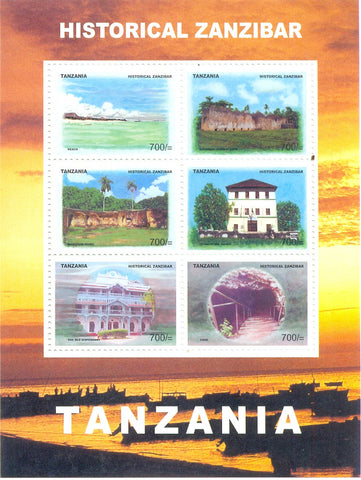 Historical Zanzibar - Sheetlet - Philately Tanzania stamps