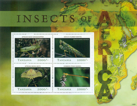 Fauna and Flora of Africa - Sheetlet - Philately Tanzania stamps