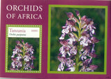 Orchids - Souvenir - Philately Tanzania stamps