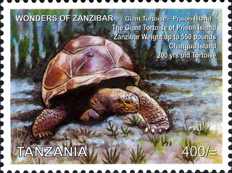 Tortoise - Philately Tanzania stamps
