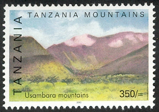 Usambara Mountain - Philately Tanzania stamps