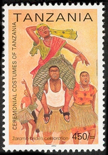Zaramo Culture - Philately Tanzania stamps